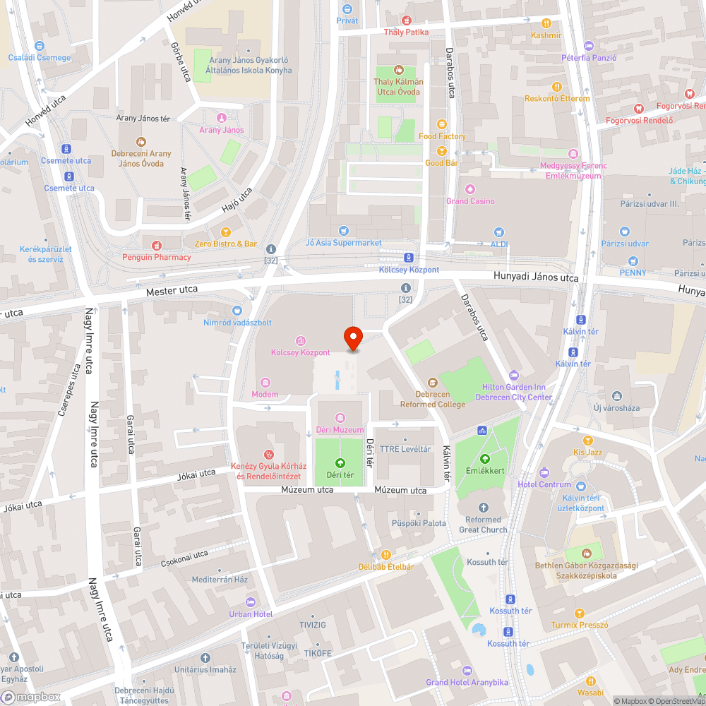 Hibás lámpafej bejelentés helye