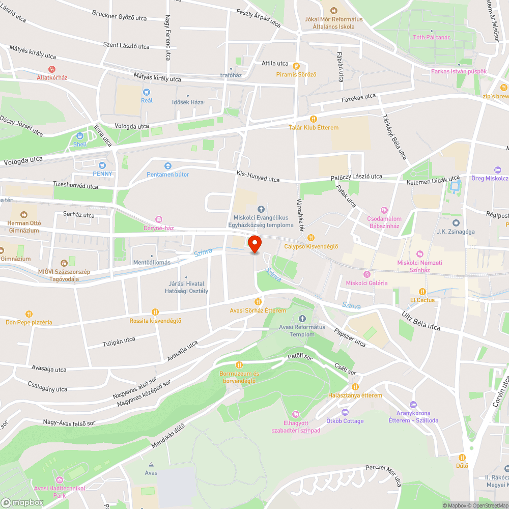 Közvilágítási hiba bejelentés helye