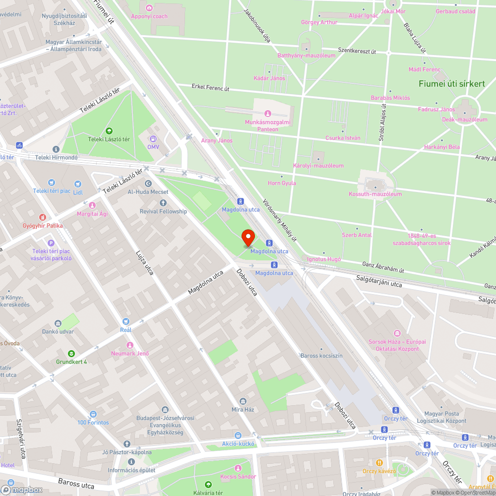 Megrongálódott, kidőlt kiskerítések az ágyásoknál bejelentés helye