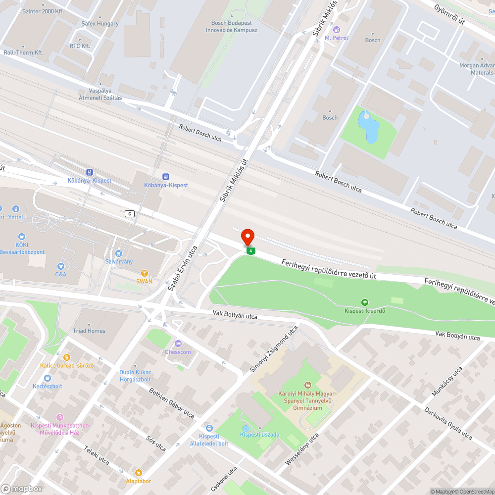 Alig látható táblák bejelentés helye