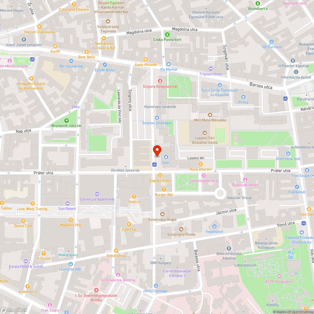 Sérült szemetes bejelentés helye