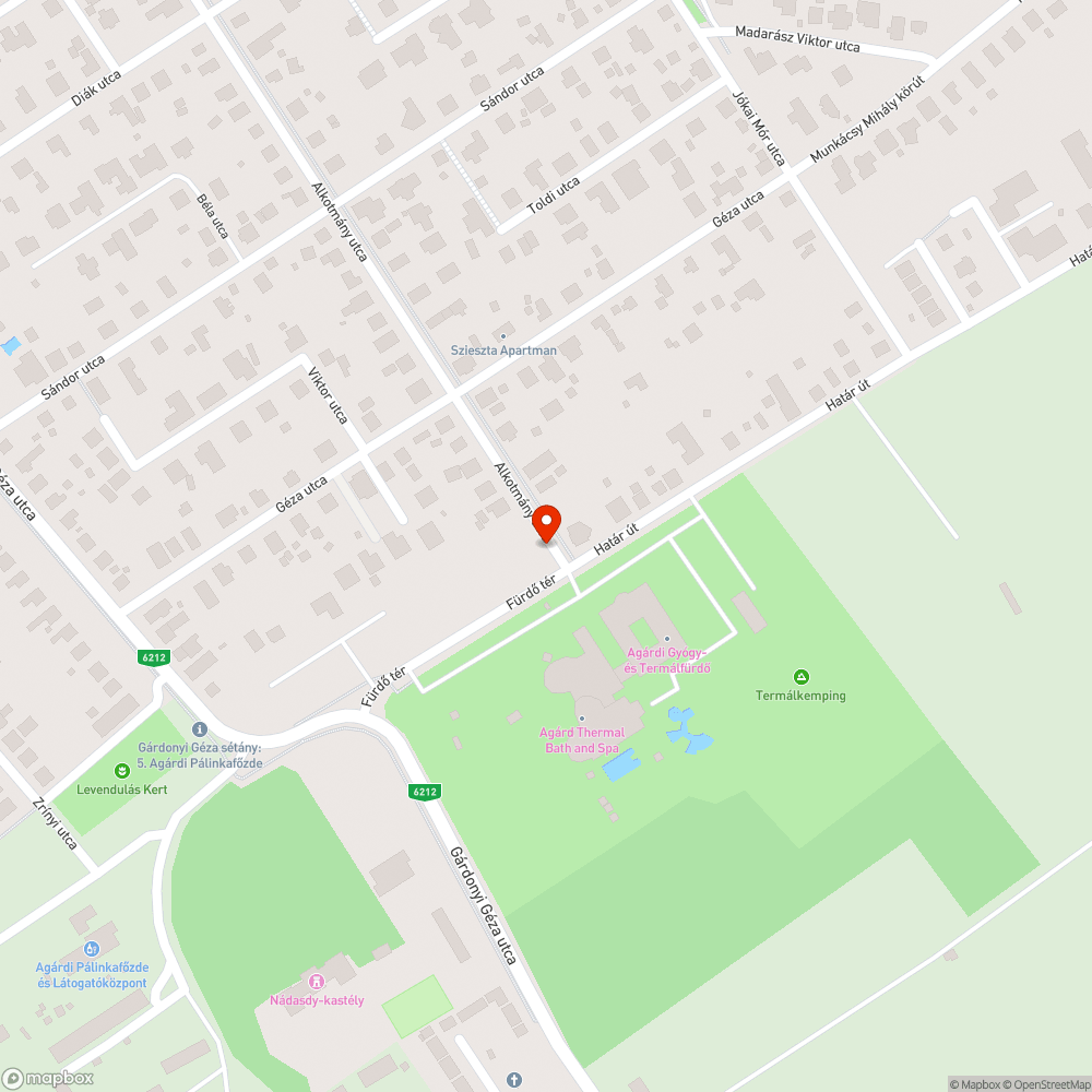 Törött Pad bejelentés helye