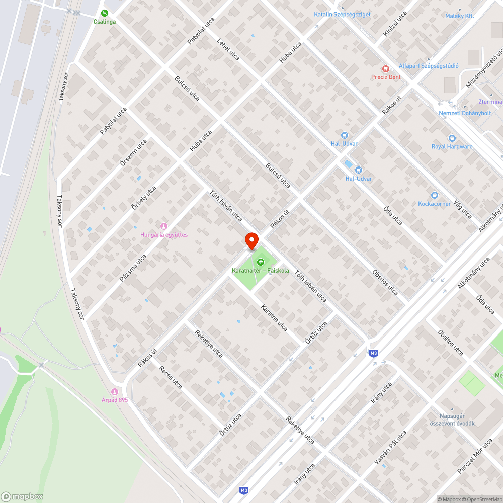 Elvékonyodott aknafedél bejelentés helye