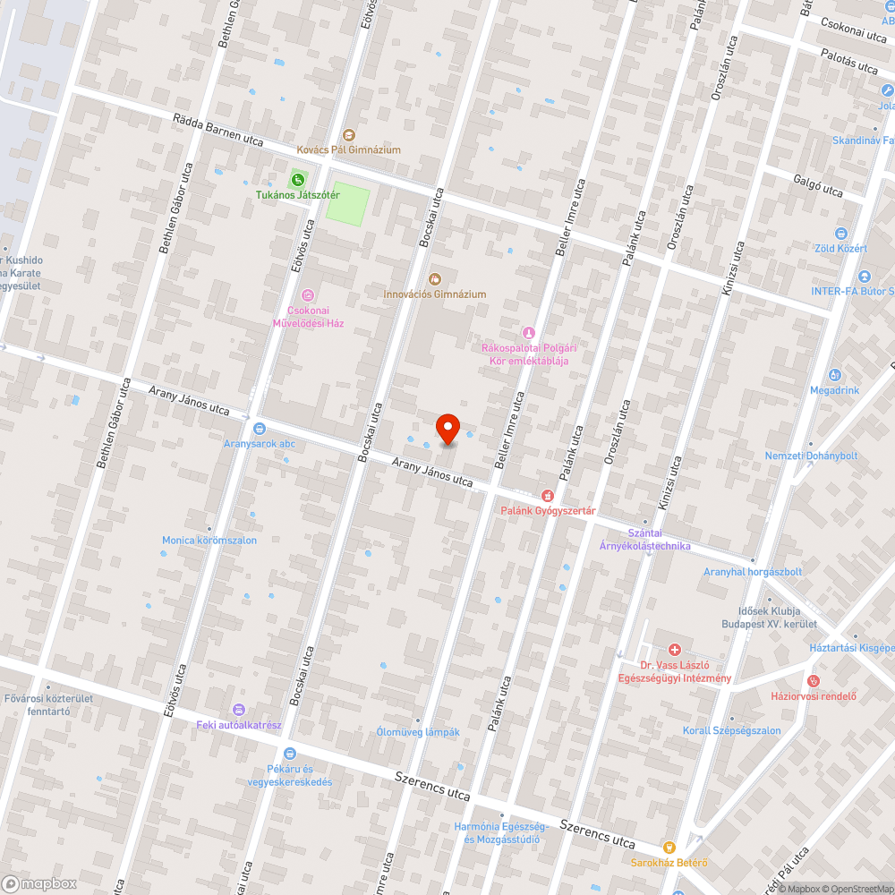 Üres fahelyek bejelentés helye