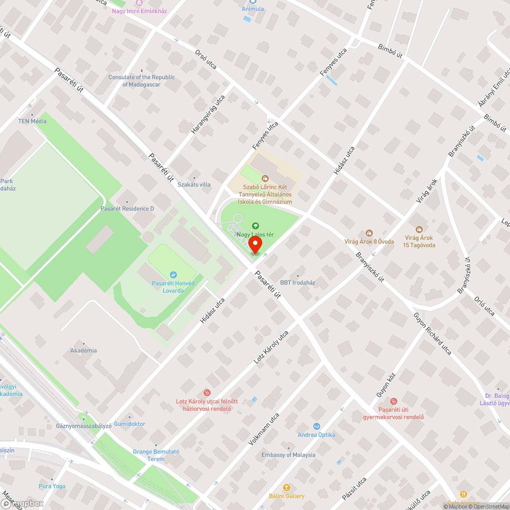 Balesetveszélyes faág bejelentés helye