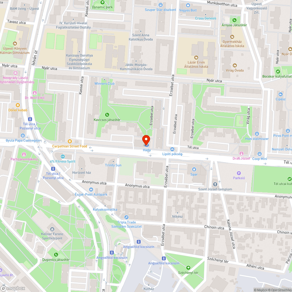 Beteg fa bejelentés helye