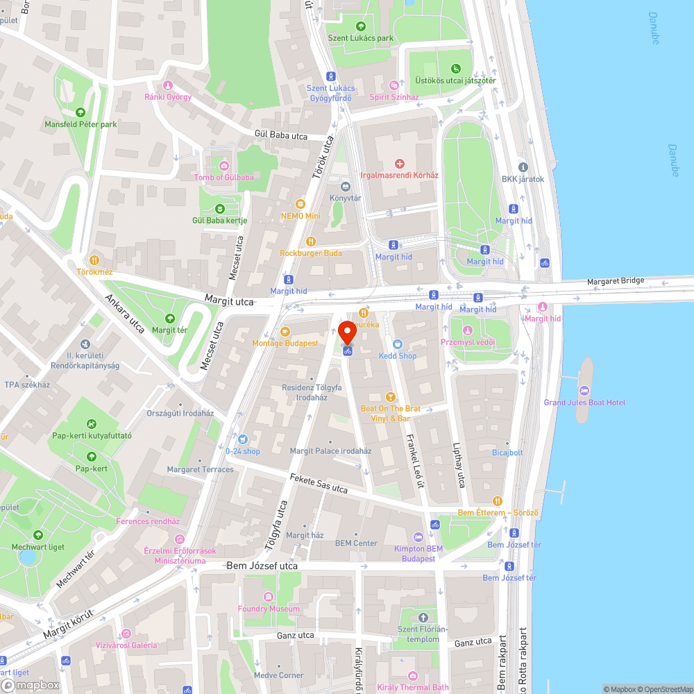 Hol vannak a biciklik? bejelentés helye