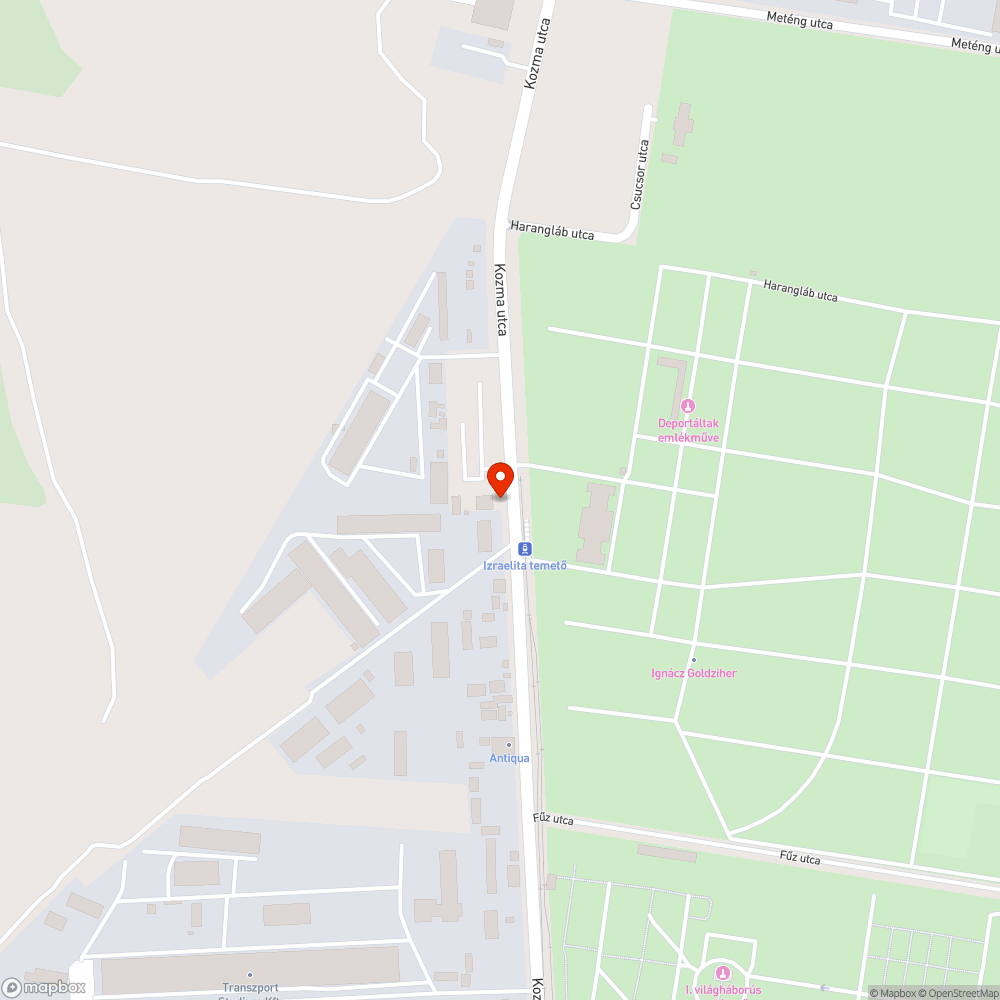 Botlásveszély bejelentés helye