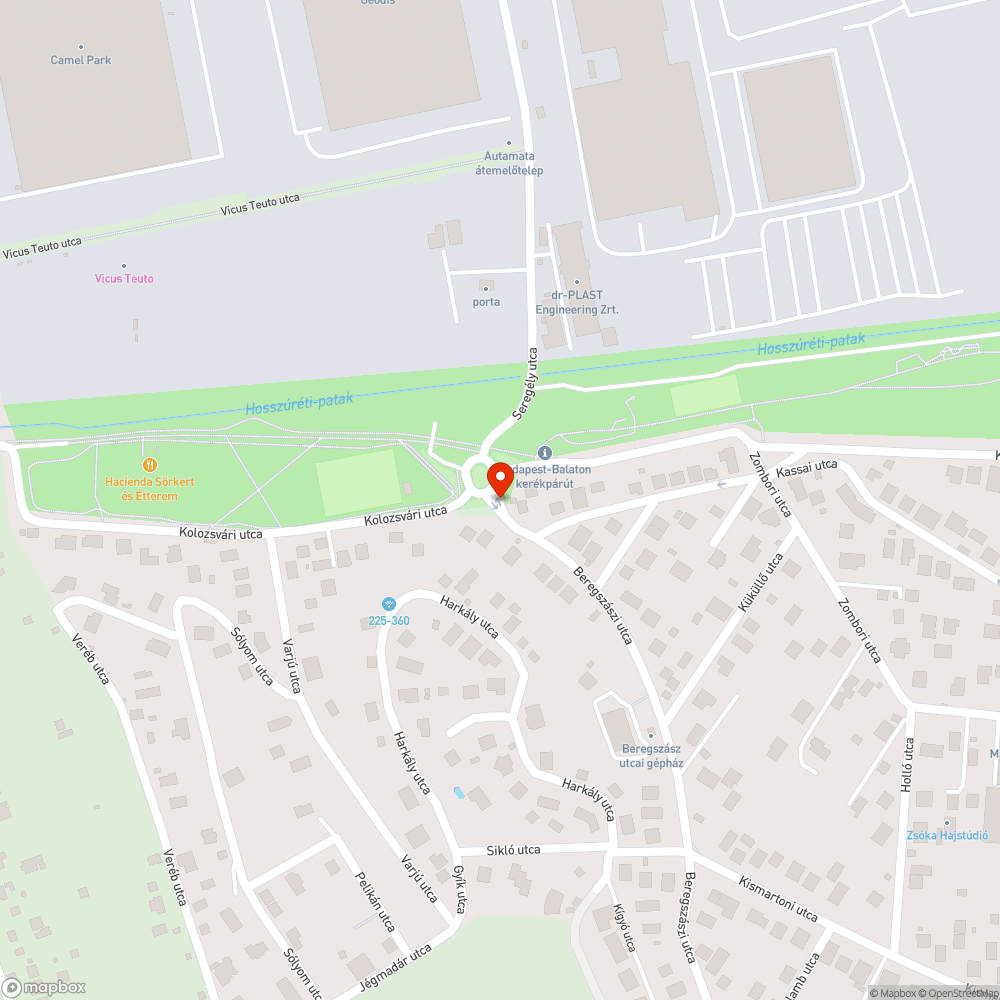 Frissen javított útfelület süllyedése bejelentés helye