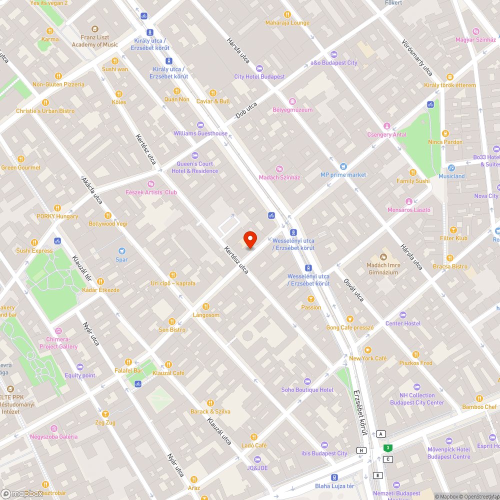 Gyalogos-spriccelős pocsolya bejelentés helye