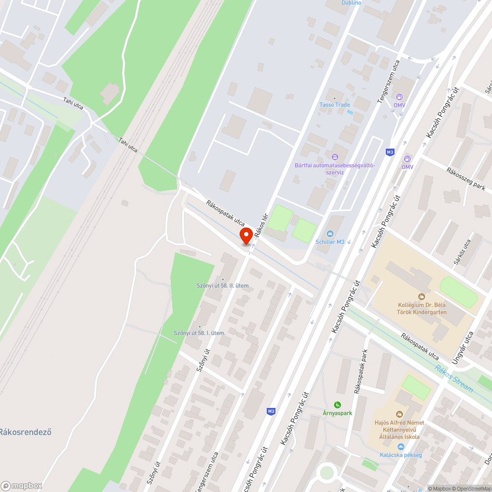 Graffitis transzformátorállomás bejelentés helye