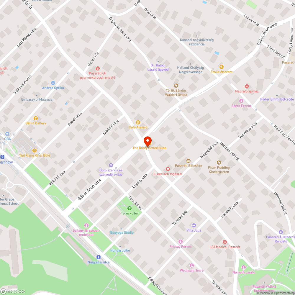 Üres fahely bejelentés helye