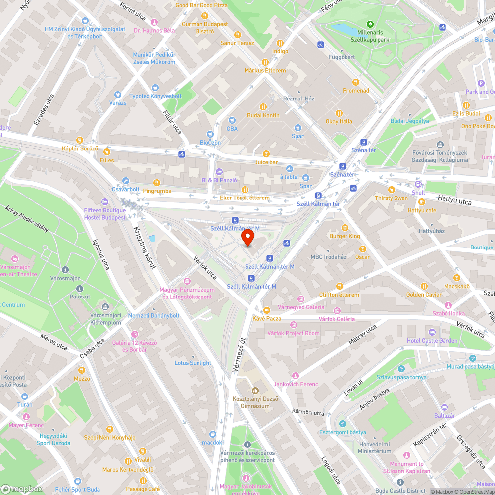 Magas frekvenciájú vijjogó hang a Széll Kálmán téren bejelentés helye