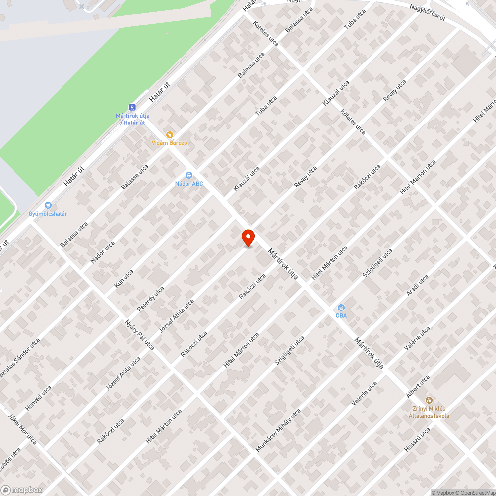 Fatuskó bejelentés helye