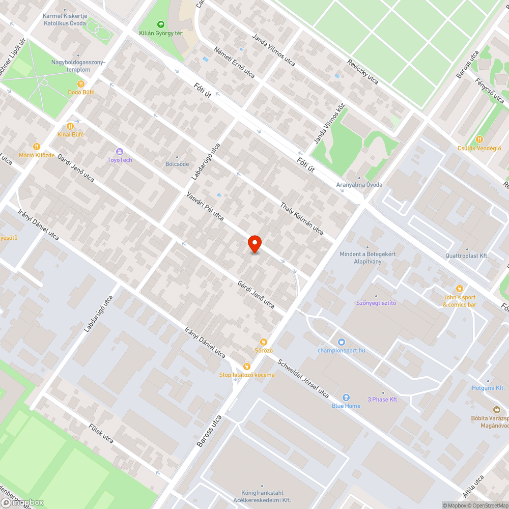 Valószínűleg szabálytalan parkolóhely foglalás bejelentés helye