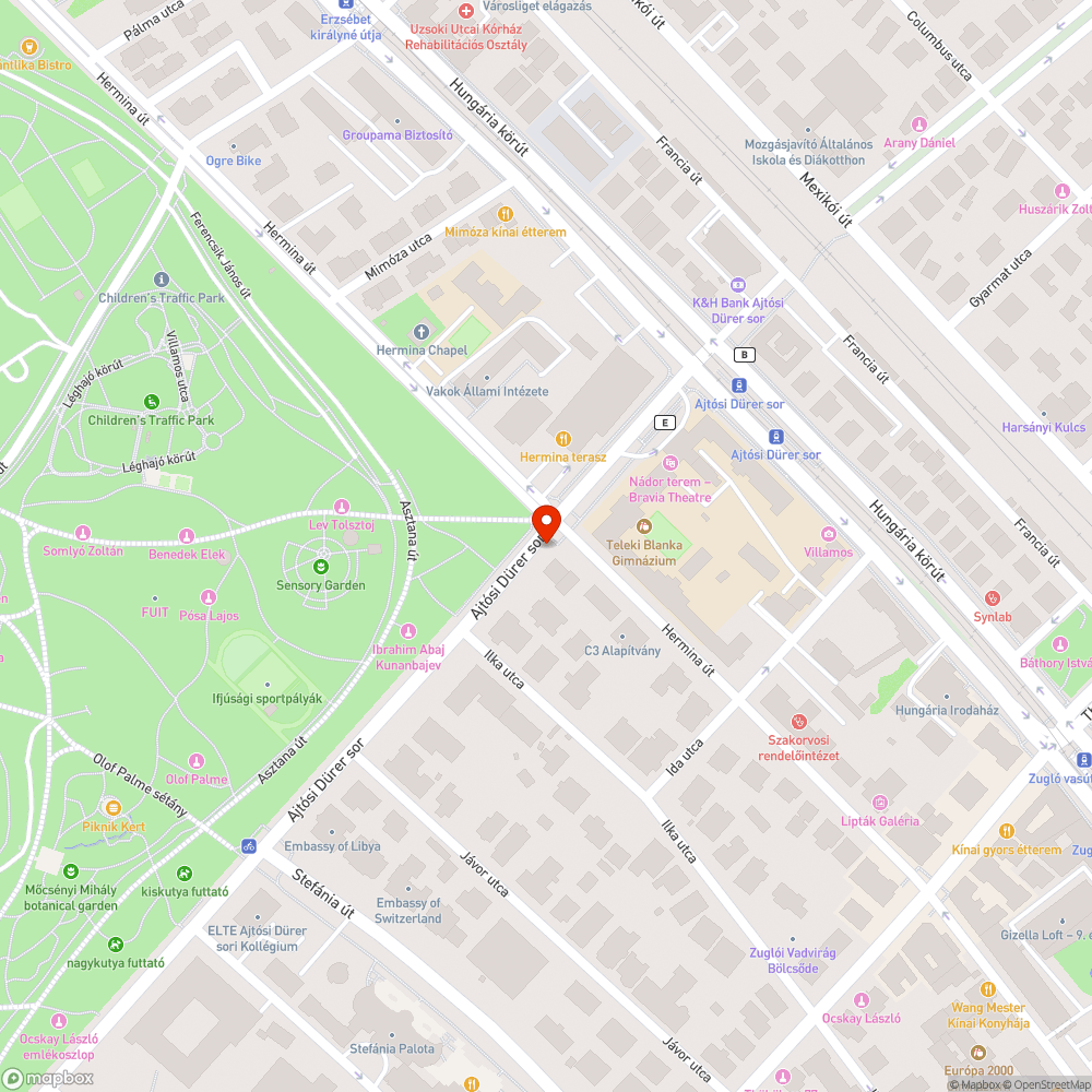 Hiányzó szegély bejelentés helye