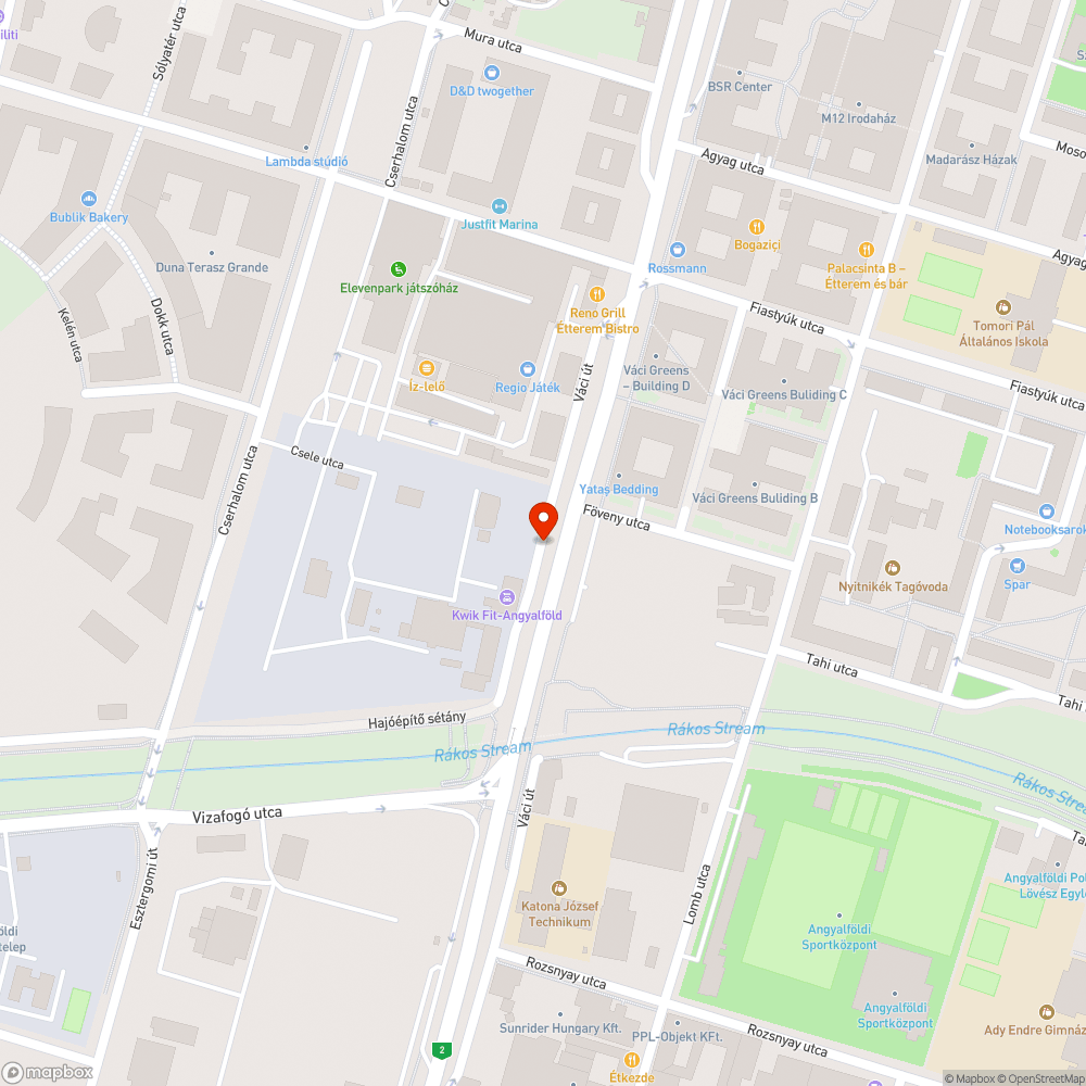 Szemét szétszórva a Váci út mellett bejelentés helye