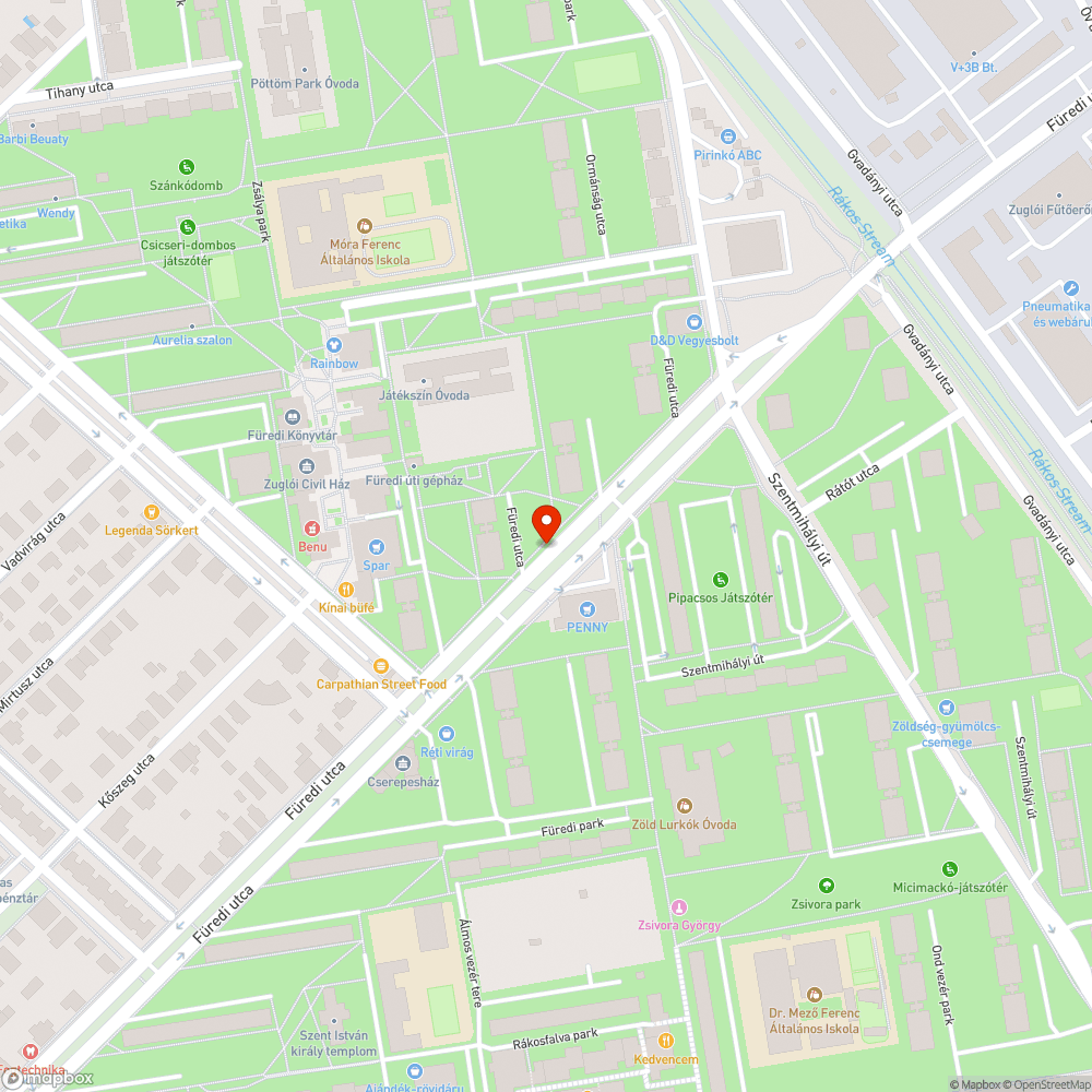 Elhagyatott autó bejelentés helye