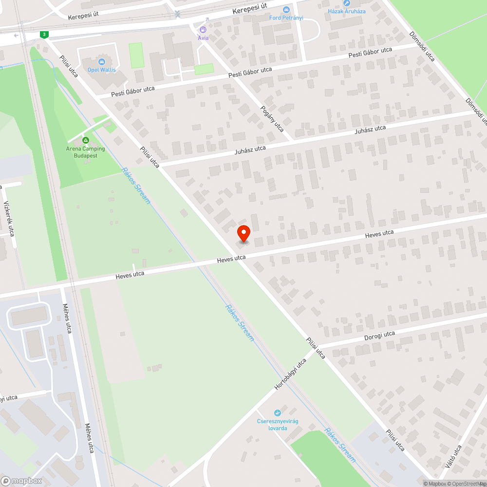 Elkopott zebra felfestés bejelentés helye