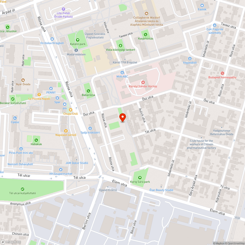 Pingpongasztal megrongálása bejelentés helye