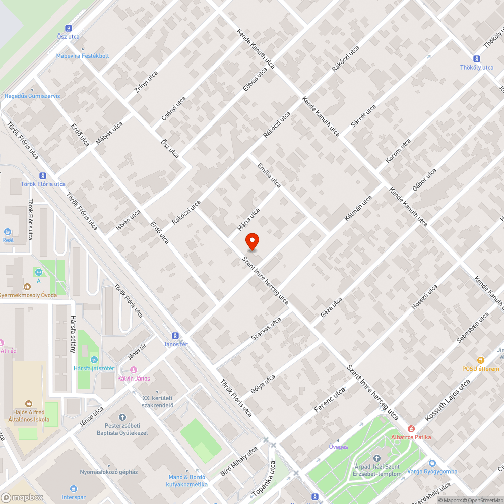 Szemetes és gazos utca bejelentés helye