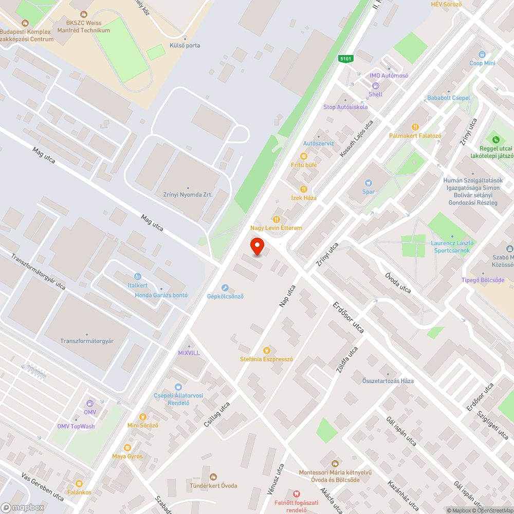 Sávlezárás bejelentés helye