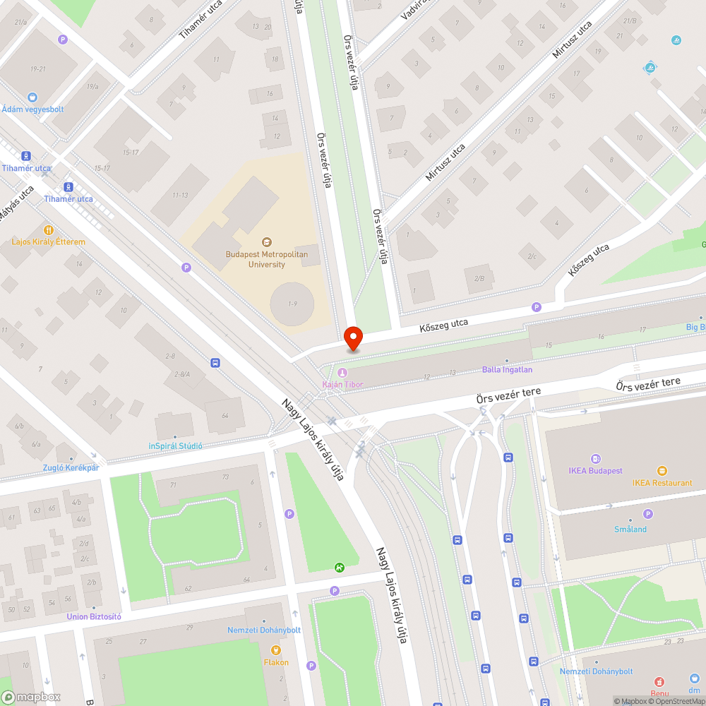 Nem működő lámpa bejelentés helye