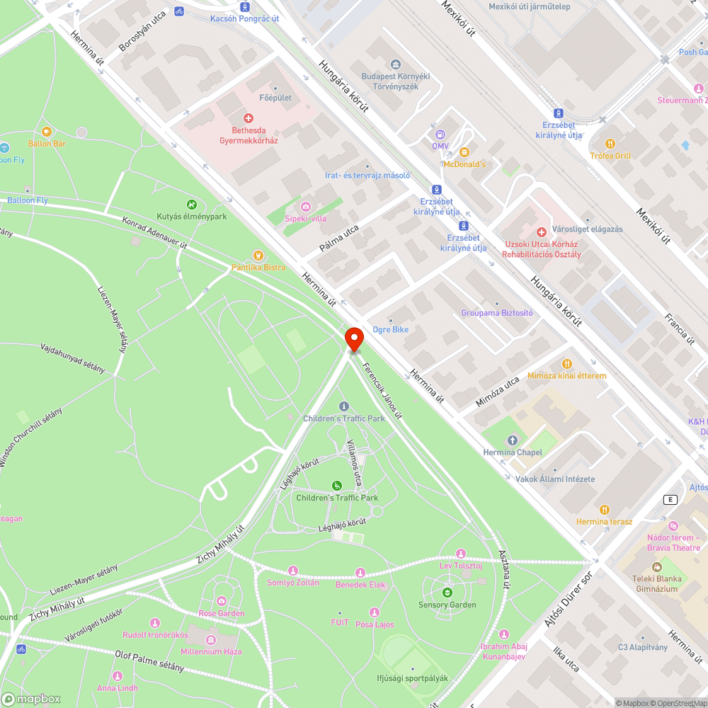 Üres keret bejelentés helye