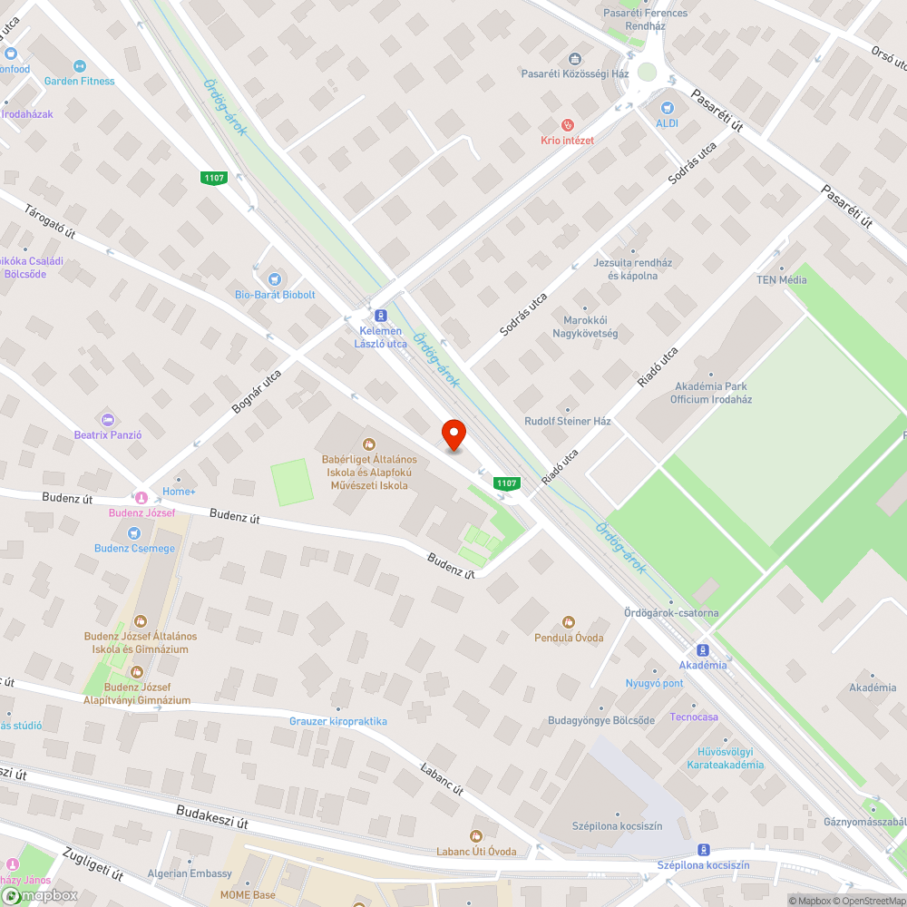 IBS előtt szemét bejelentés helye