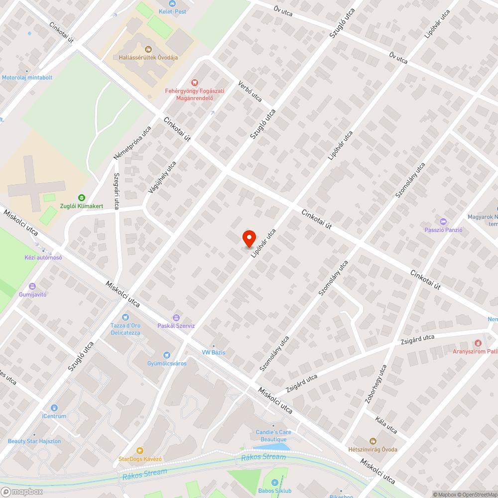 Elhagyott bevásárlókosarak bejelentés helye