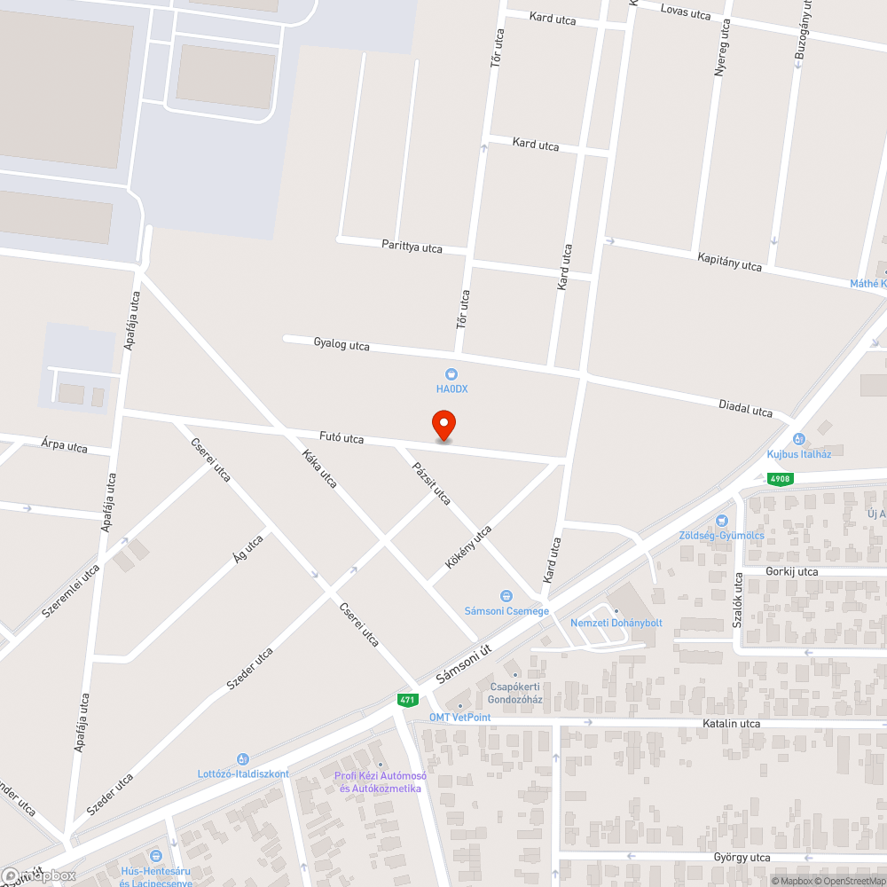 kiégett fénycső bejelentés helye