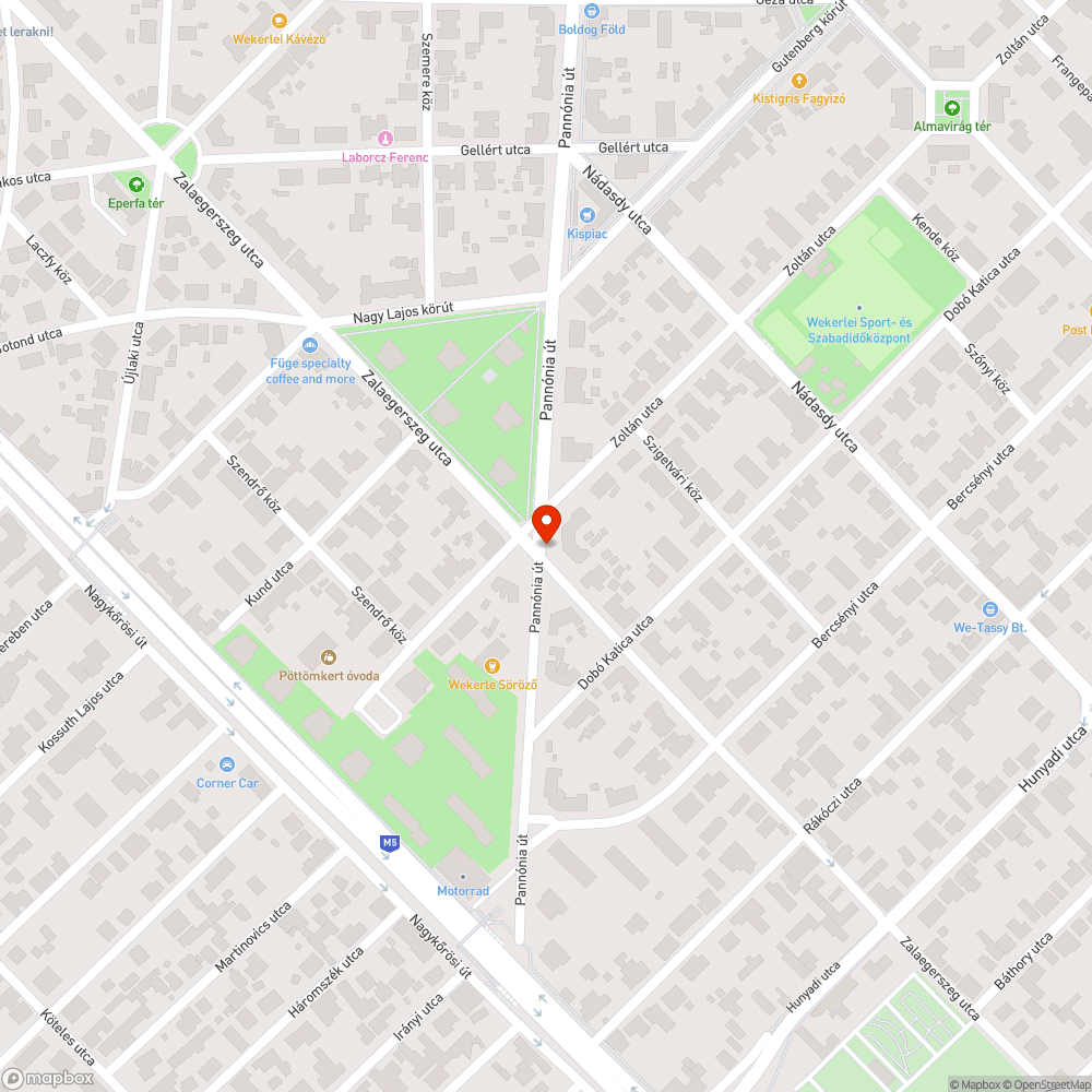 Hiányos aszfalt a buszmegállóban bejelentés helye