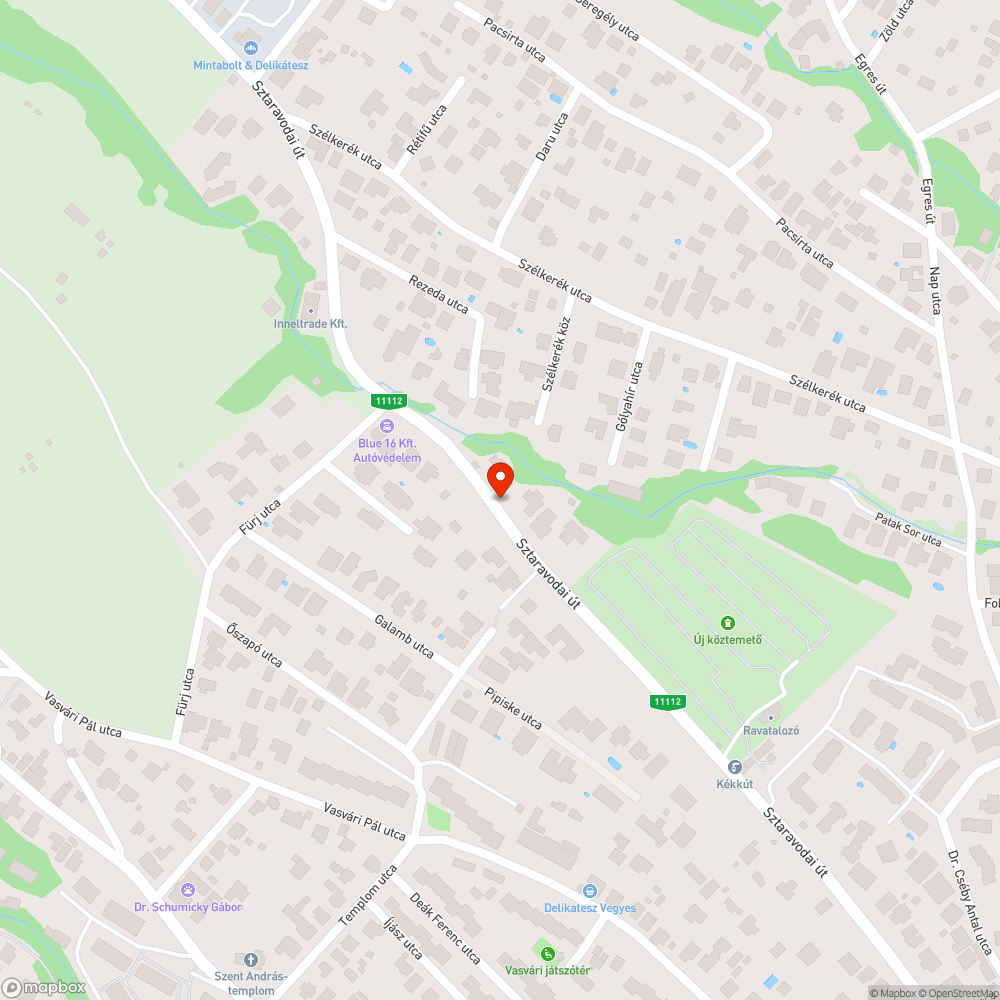 Járdának alig nevezhető bejelentés helye