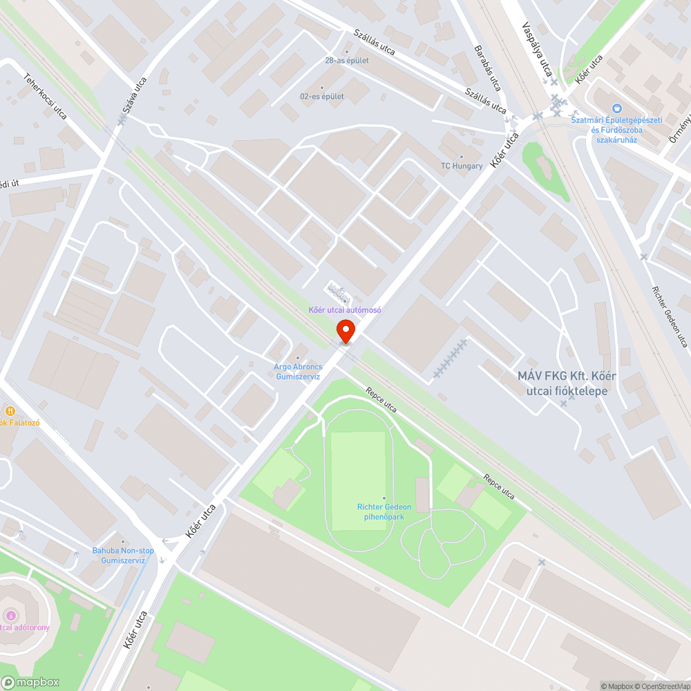 Egy nagyon koszos és graffitis vasúti felüljáró bejelentés helye