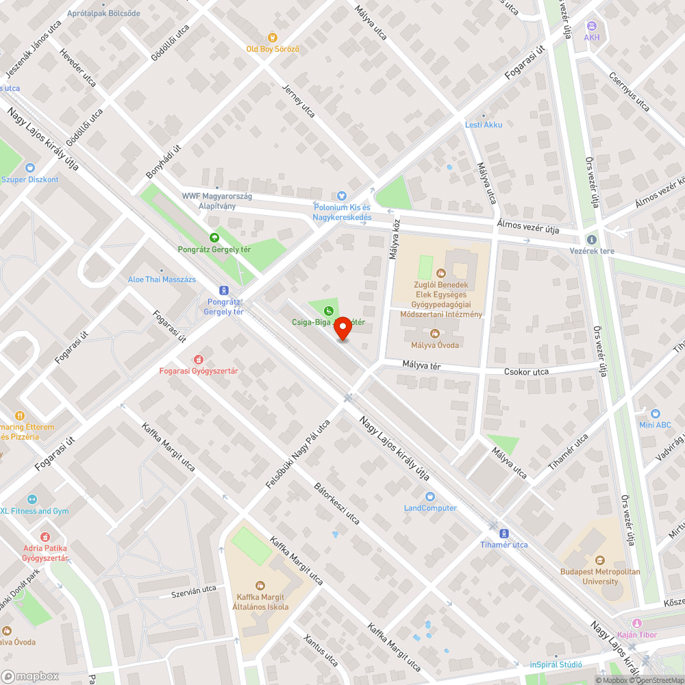 Félig kiszáradt cserje bejelentés helye