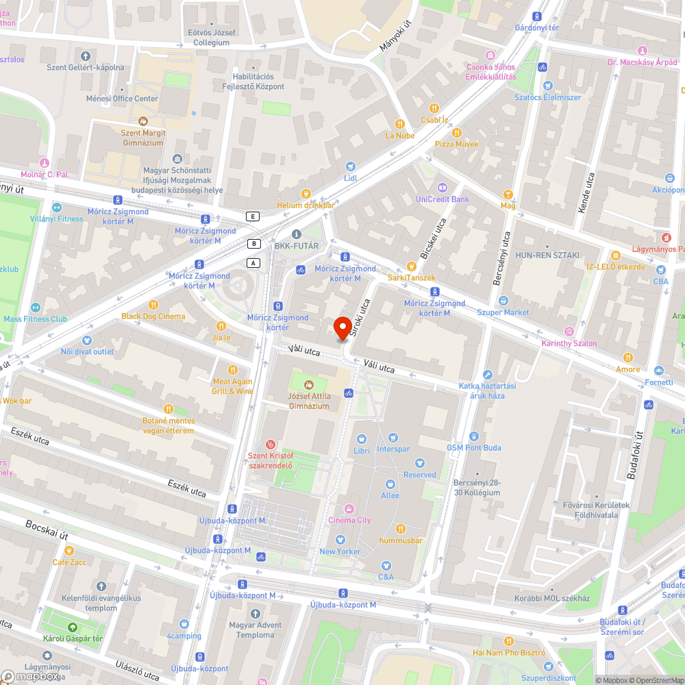 Kerékpárúton parkolás bejelentés helye