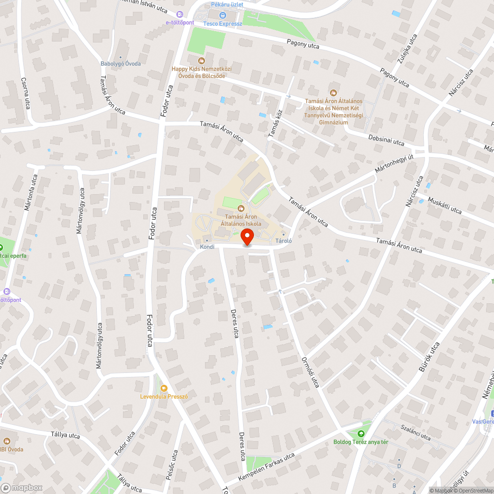 kiszáradt fa bejelentés helye