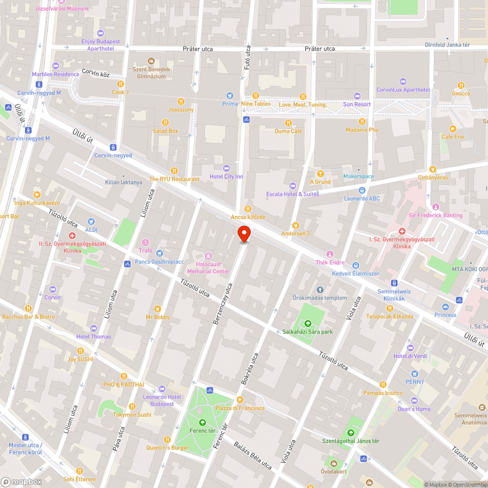 Beszakadt úttest bejelentés helye