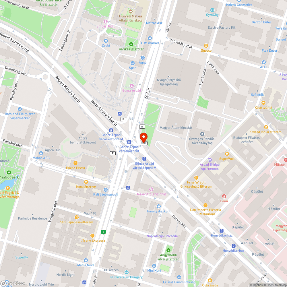 Lépcső bejelentés helye