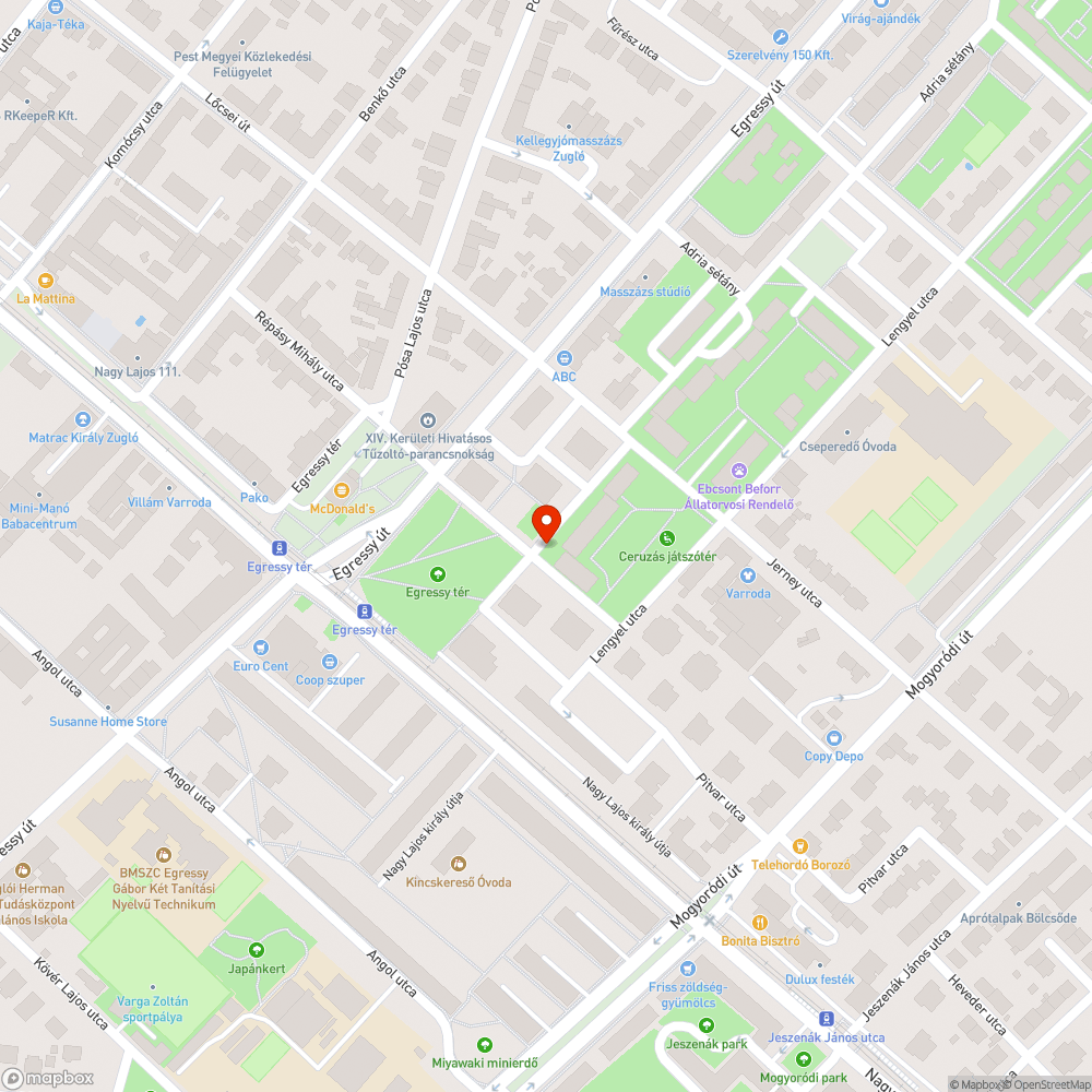 Megsüllyedt parkolóhely bejelentés helye