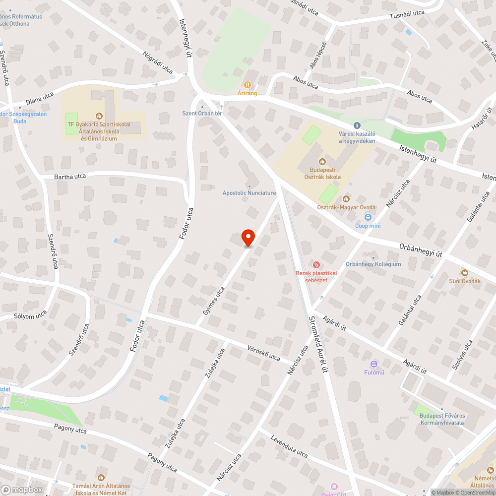 Gyimes Utca egyirányúsítása bejelentés helye