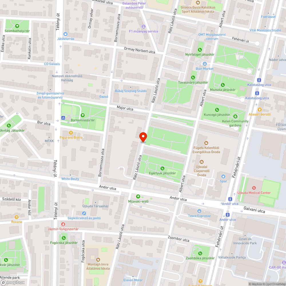 Öszi levél szemét az út szélén bejelentés helye