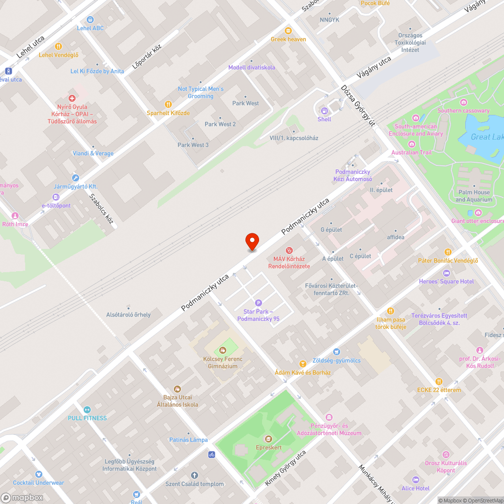 Roncsautó bejelentés helye