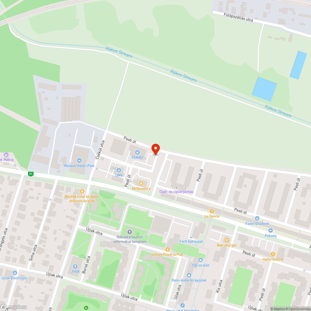 Szemét hegyek a Penny parkolóban bejelentés helye