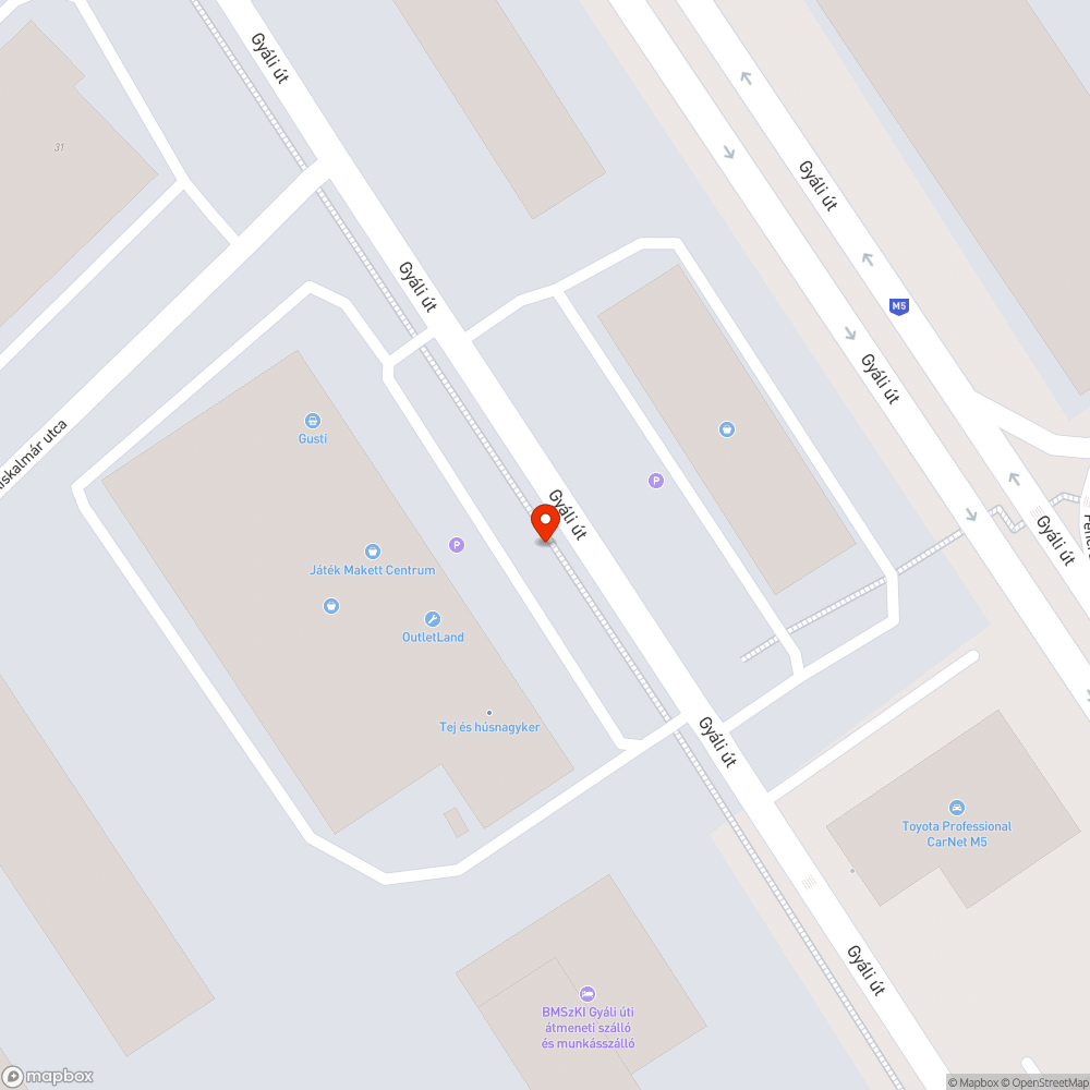 Tőből kitört támfa - Gyáli út bejelentés helye