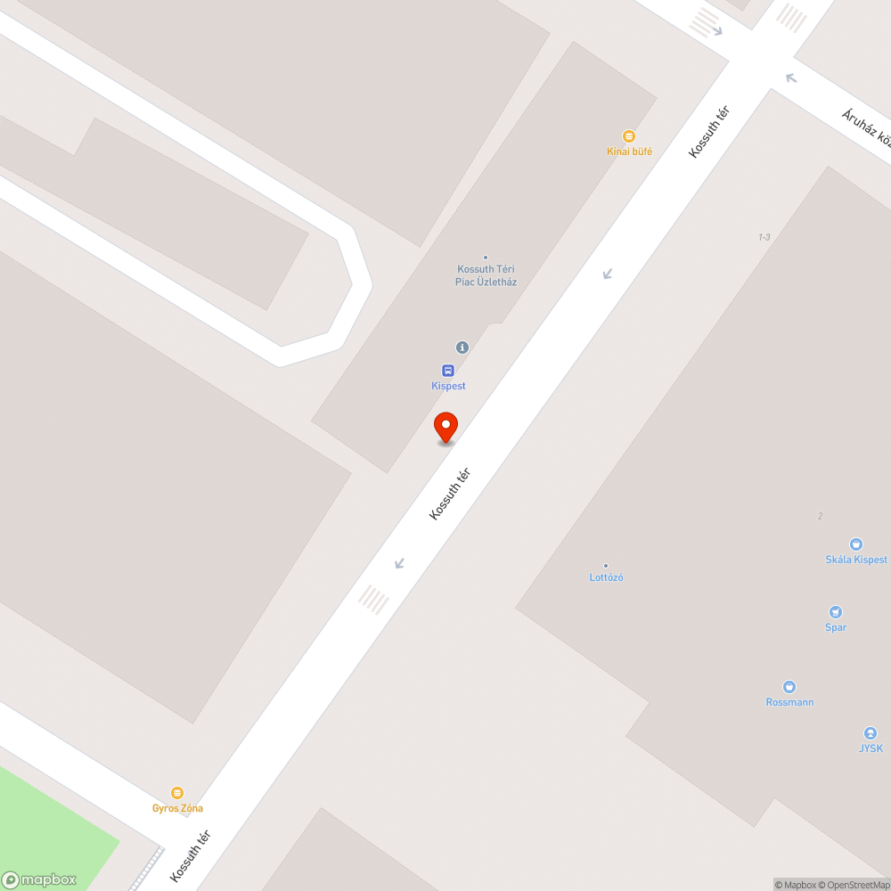 Hiányzó árnyékvető a gyalogoslámpáról - Kossuth tér bejelentés helye