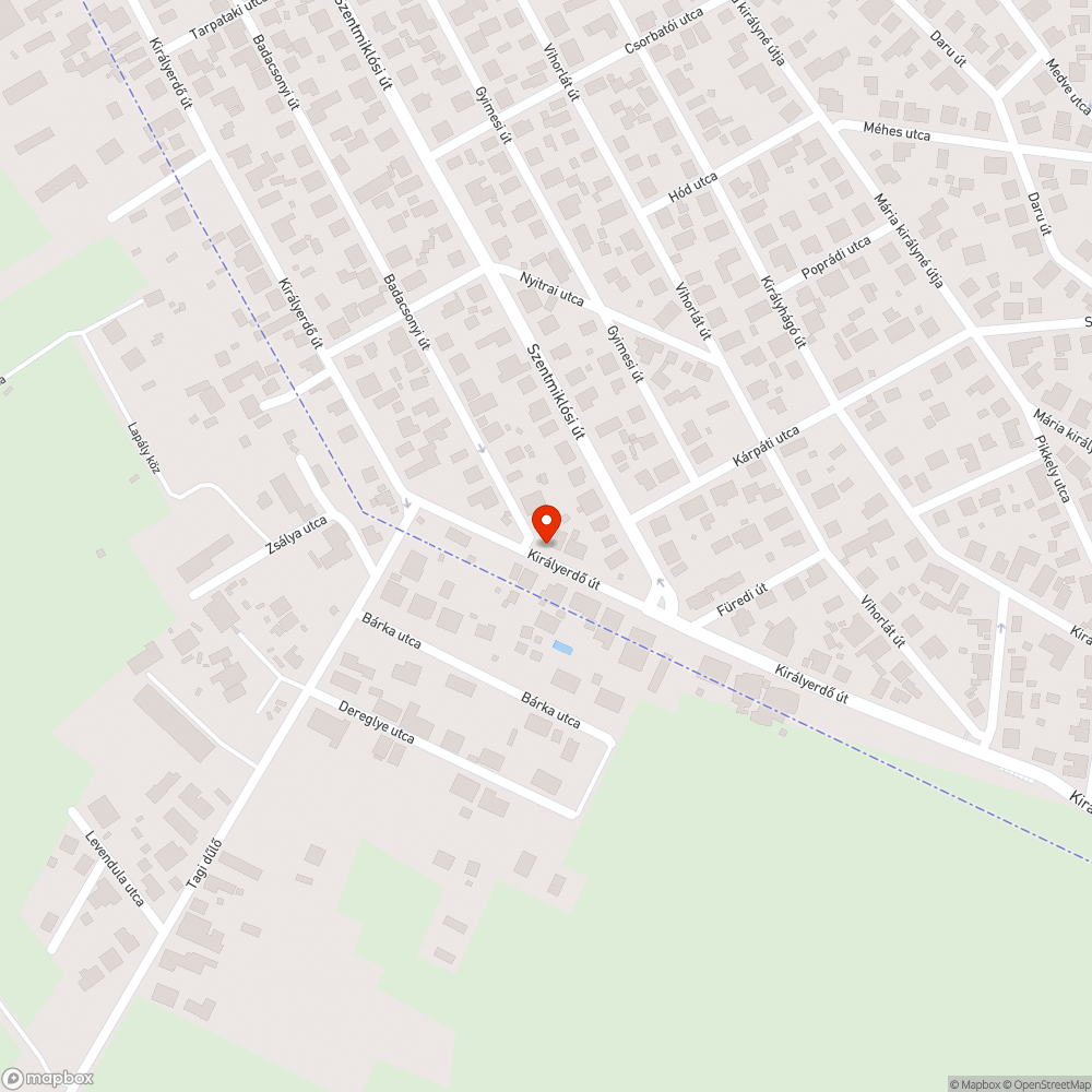 Lelógó vezeték két villanyoszlop között bejelentés helye