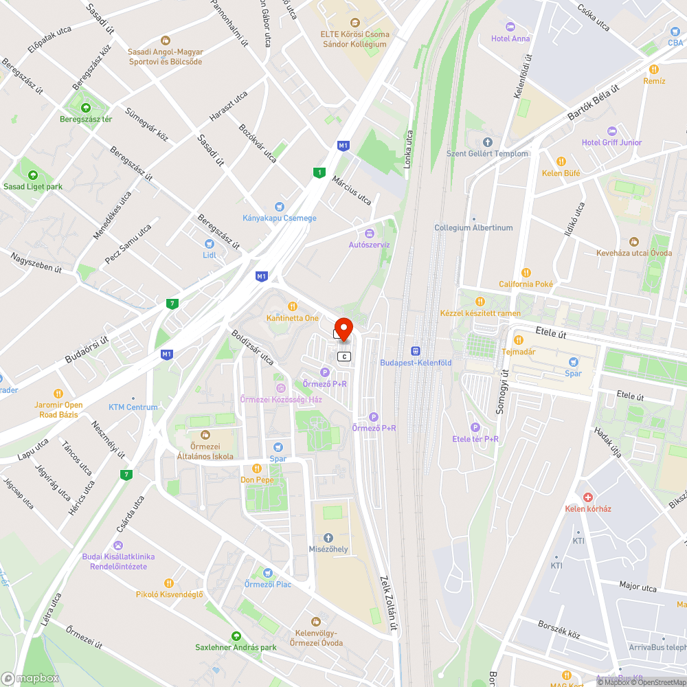 Nem naprakész BKV tájékoztató tábla bejelentés helye