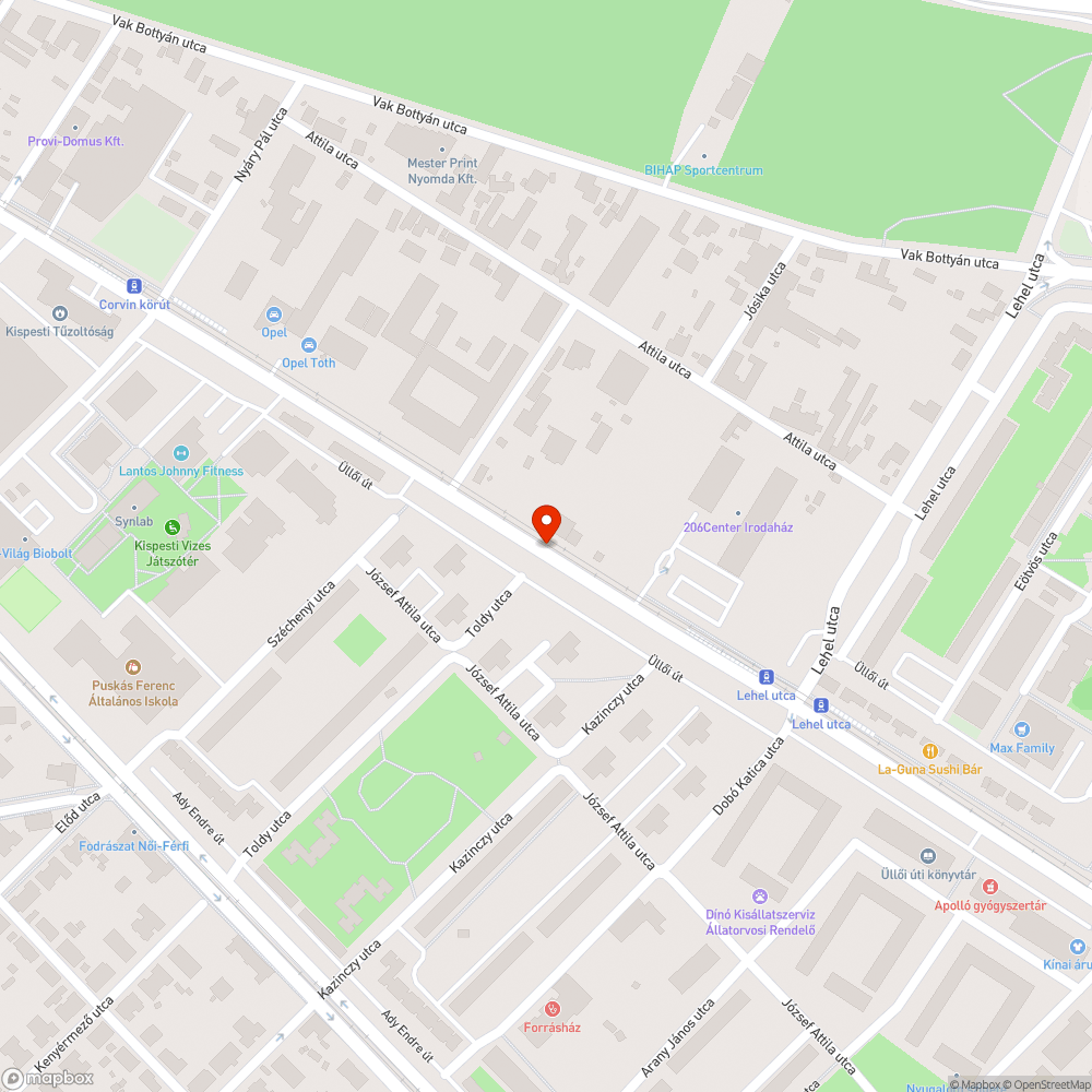 Elhagyatott, kifosztott, pusztulásnak indult épület az Üllői úton, Kispest szégyenfoltja bejelentés helye