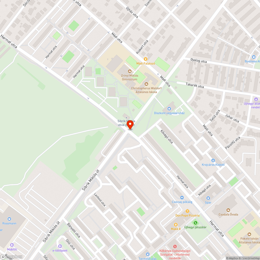 Otthagyott táblatartó betonalap - Sibrik Miklós út bejelentés helye